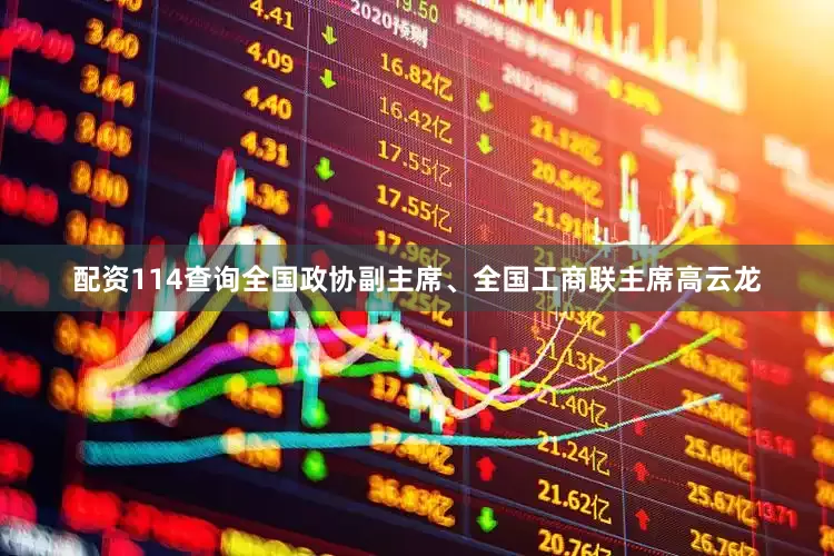 配资114查询全国政协副主席、全国工商联主席高云龙